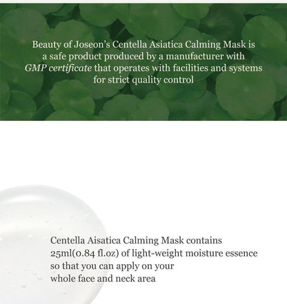 Beauty of Joseon - Centella Asiatica Calming Mask